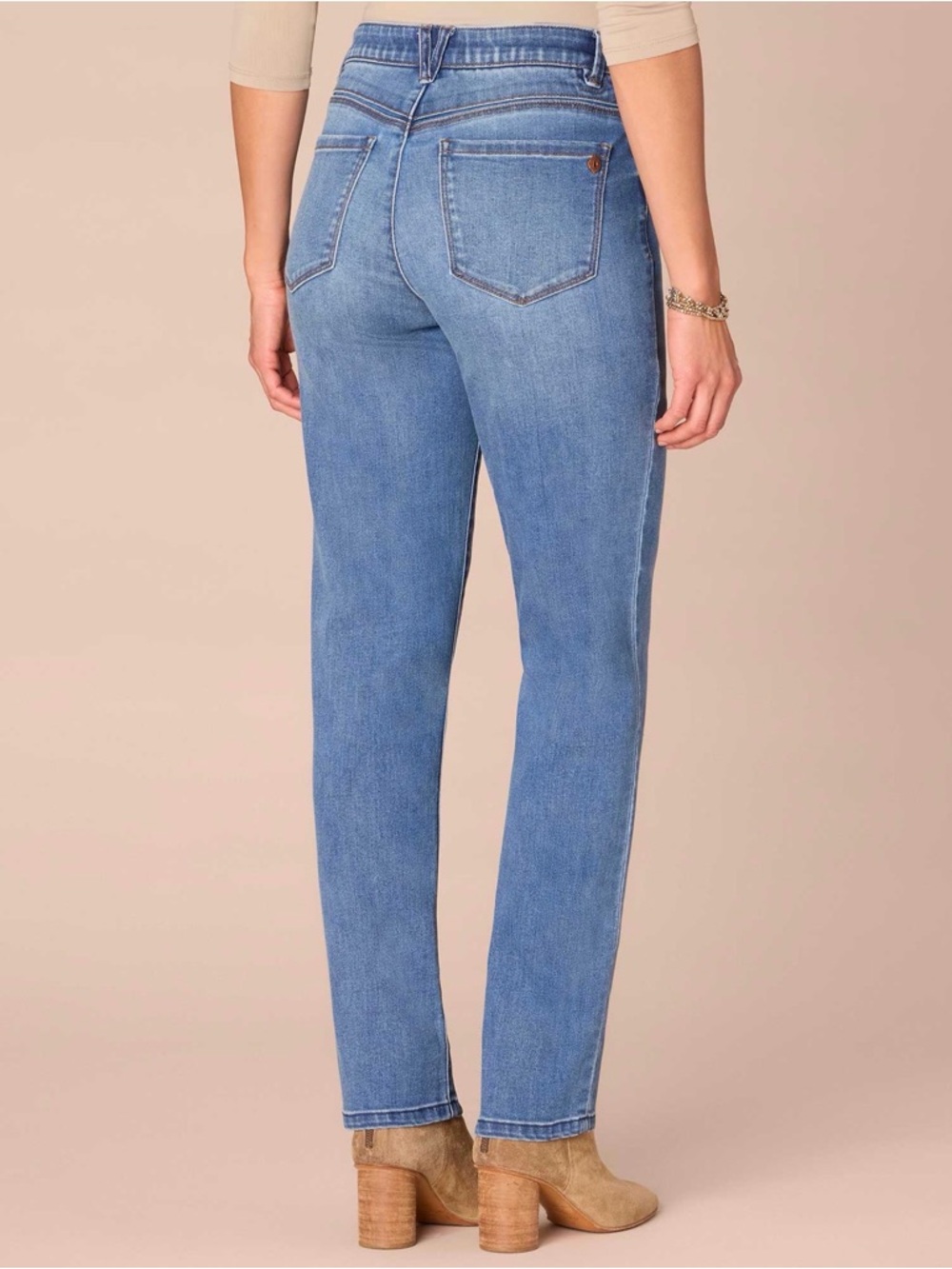 Democracy “Ab”Solution Straight-Leg Jeans, Size 10 (30), GUC - Picture 4 of 12